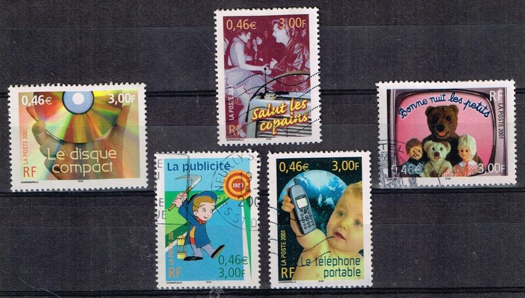Postzegels uit Frankrijk - K 5805 - communicatie, Verzenden, Gestempeld