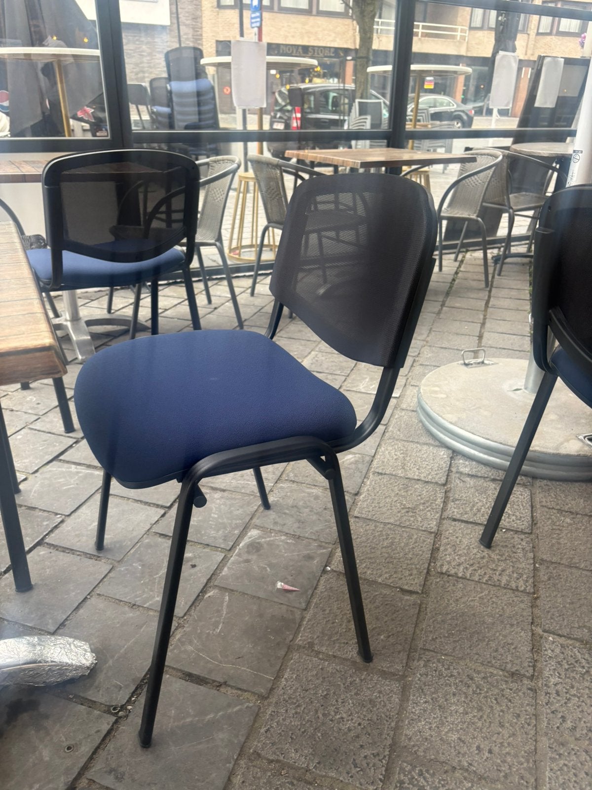 Chaises blue, Huis en Inrichting, Stoelen, Ophalen, Blauw, Chaises, Stof