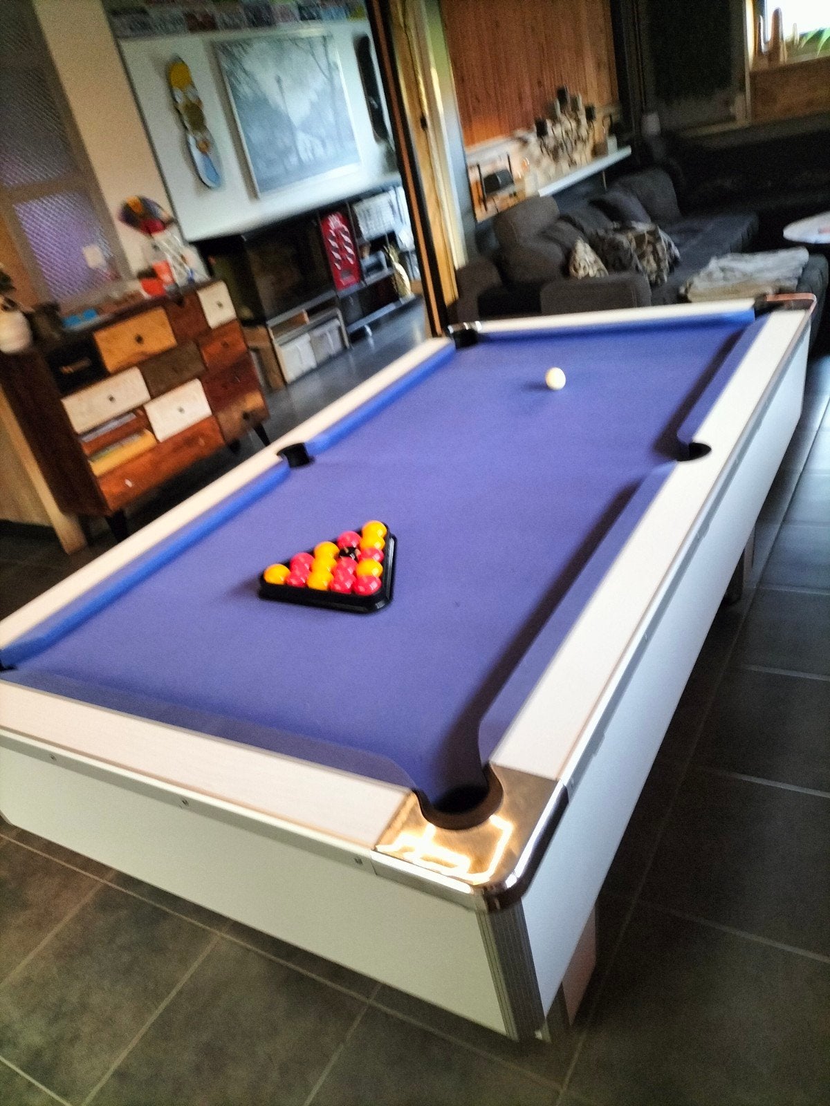 billard Toulet, Enlèvement, Utilisé, Table de billard