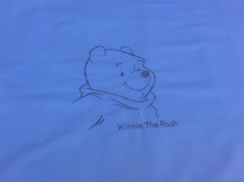 DEKBEDOVERTREK WINNIE THE POOH CREME KLEUR 90 CM X 130 CM, Kinderen en Baby's, Overige kleuren, Jongetje of Meisje, Dekbedovertrek