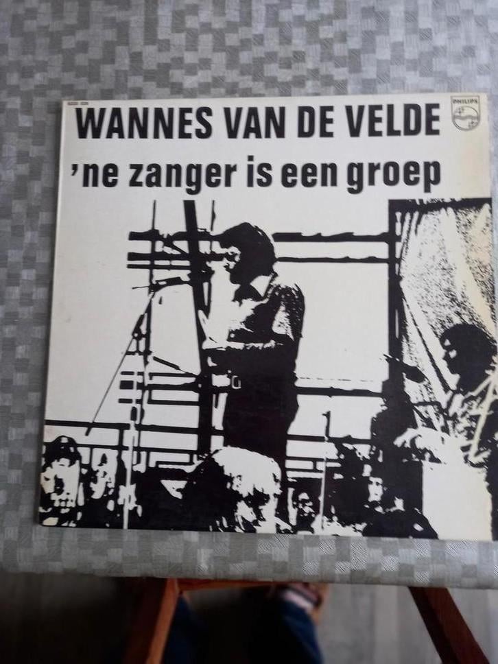 Lp Wannes van de Velde - Ne zinger is een groep, Cd's en Dvd's, Ophalen of Verzenden