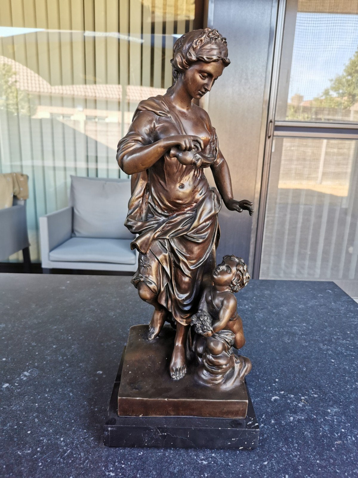Bronzen beeld, Antiek en Kunst, Ophalen of Verzenden