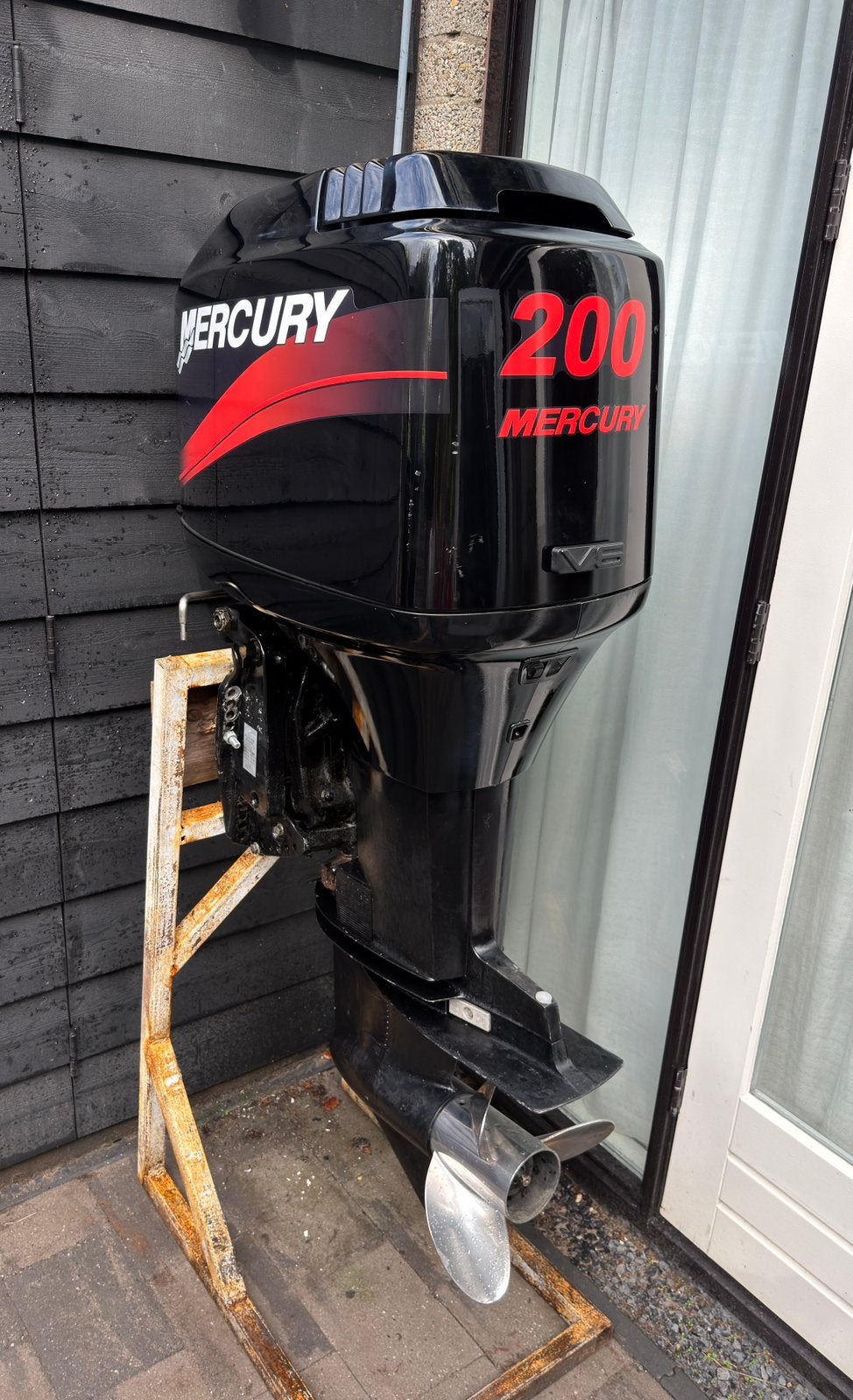Mercury 2.5l 200pk langstaart, Sports nautiques & Bateaux, Enlèvement, Comme neuf, Moteur hors-bord