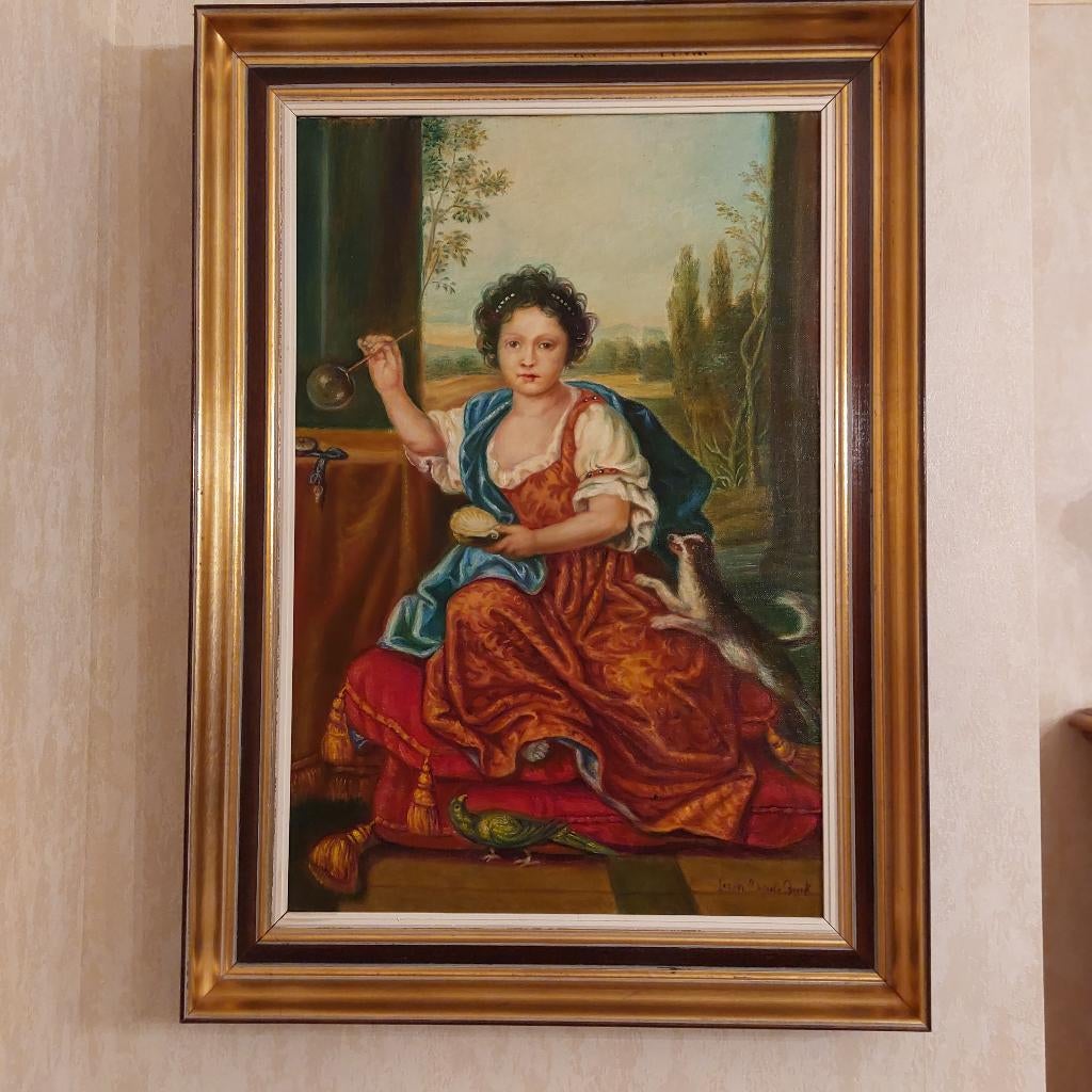 Olieverf op doek – Jan Op De Beeck – naar Pierre Mignard, Ophalen