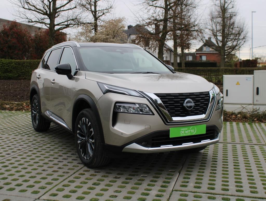 Nissan X-Trail Mild-Hybrid Tekna + Glass Roof + 7 Zitplaatse, Auto's, Leder en Stof, 7 zetels, 120 kW, SUV of Terreinwagen