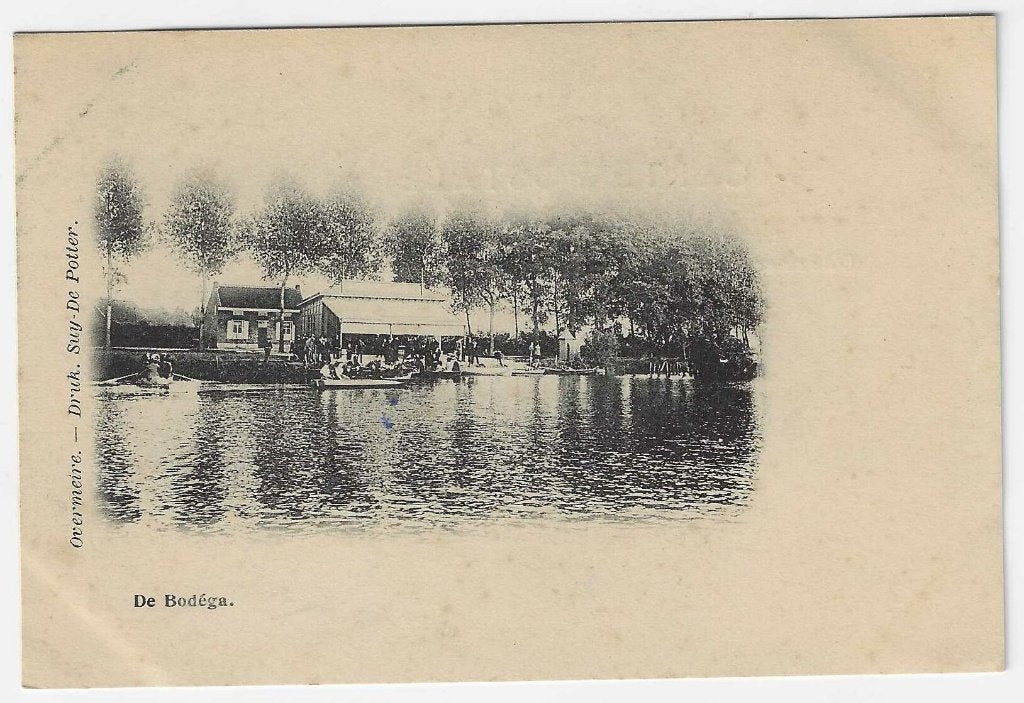 Carte postale Overmeire, De Bodéga, Enlèvement ou Envoi, Avant 1920, Non affranchie, Flandre Orientale