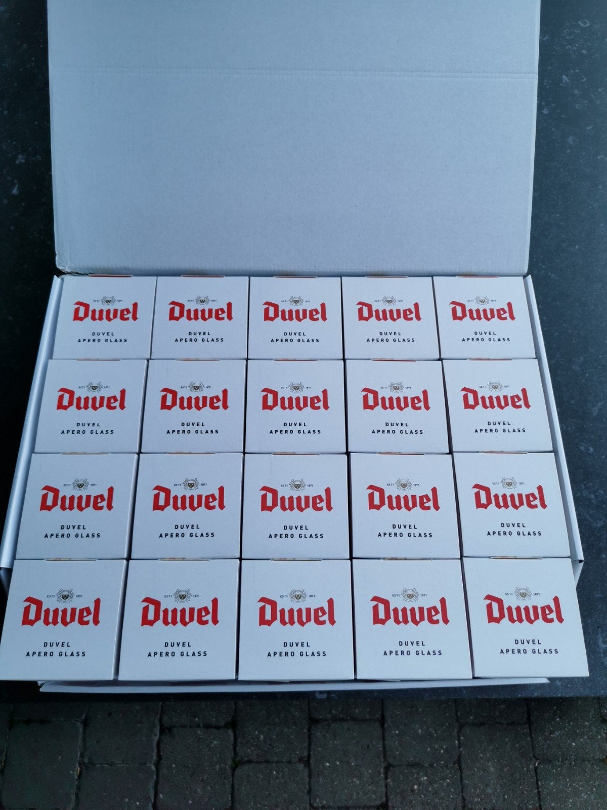 Duvel Apéro glaasjes 16,5cl, Ophalen of Verzenden, Duvel