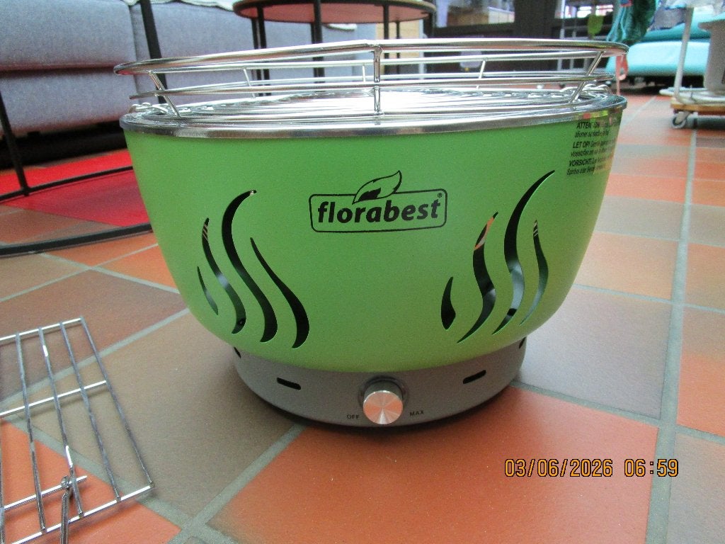 BARBECUE A CHARBON DE BOIS, Enlèvement, Neuf, Florabest, Avec accessoires