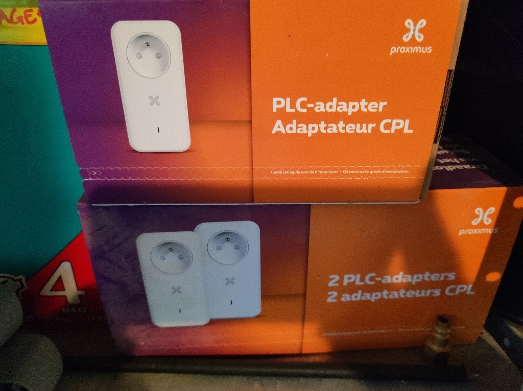 adaptateurs CPL (proximus), Informatique & Logiciels, Enlèvement ou Envoi, Neuf