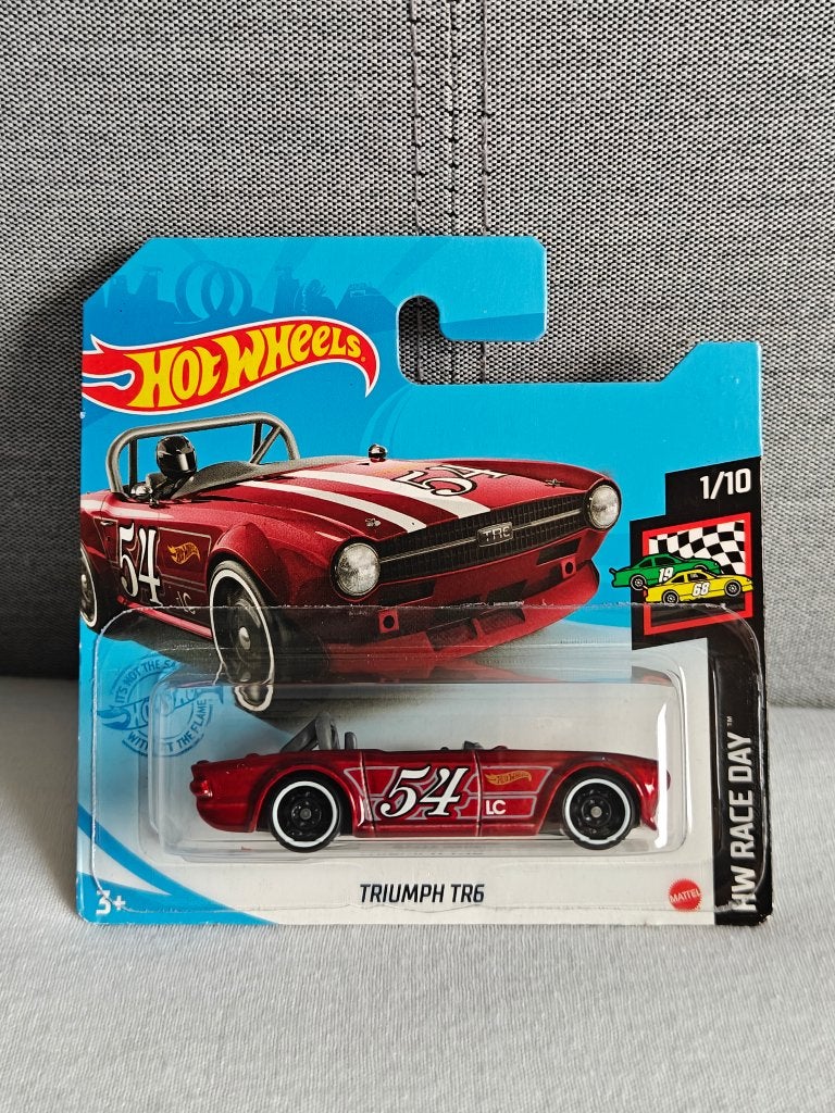 Hot Wheels Triumph TR6 Rood HW Race Day 2021, Ophalen of Verzenden, Nieuw, Auto