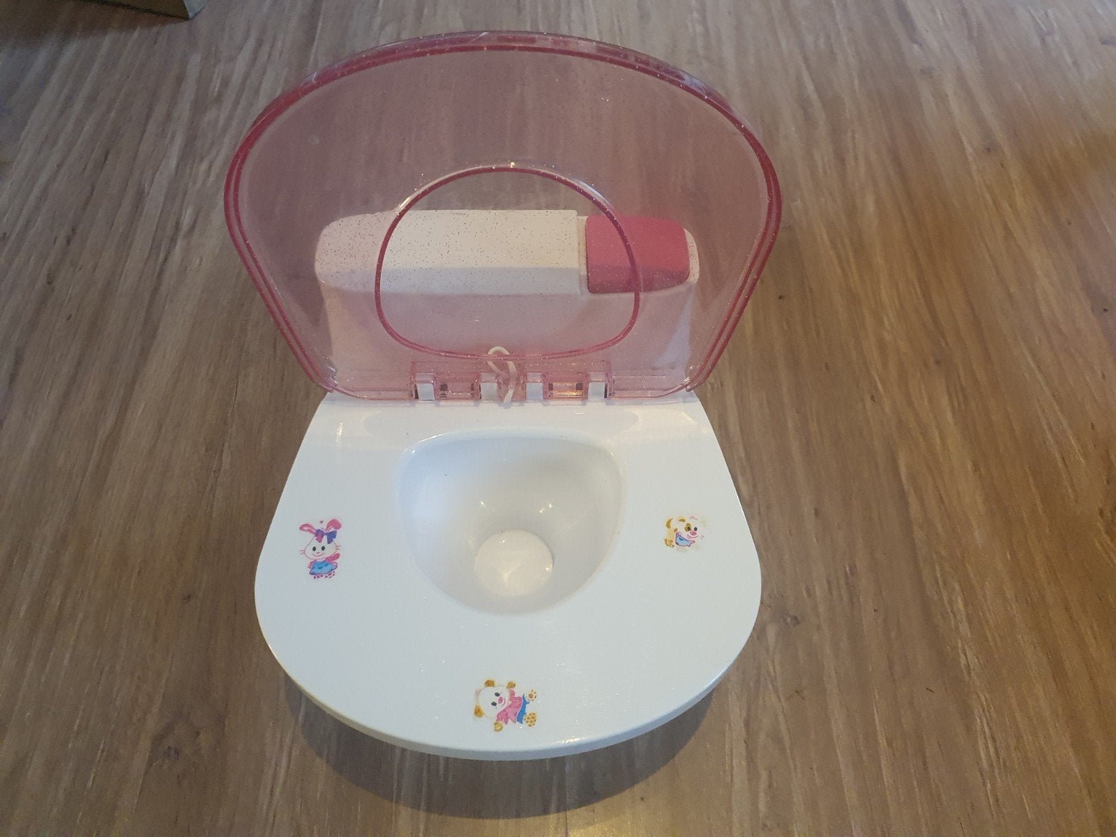wc potje voor kindjes met doorspoel geluid, Kinderen en Baby's, Ophalen of Verzenden, Zo goed als nieuw