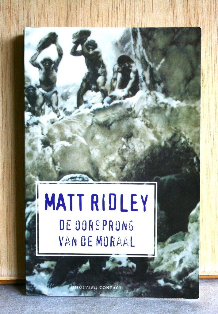 De oorsprong van de moraal., Livres, Philosophie, Enlèvement ou Envoi, Comme neuf, Philosophie ou éthique, Matt Ridley