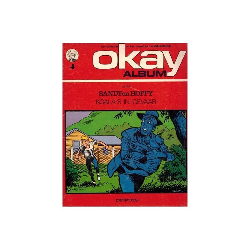 Stripverhaal Sandy en Hoppy (1972), Livres, Enlèvement ou Envoi