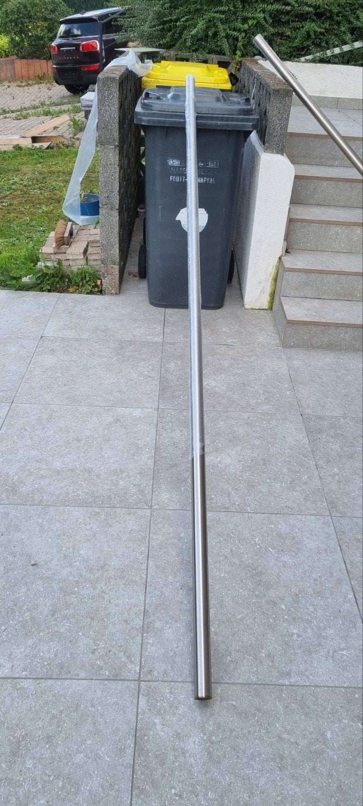 Tube inox 40mm 2,60m neuf, Enlèvement, Neuf, Autres métaux