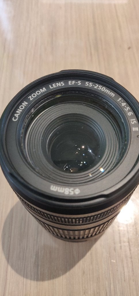 canon zoom lens ef-s 55-250mm 1 4-5.6 is II, Audio, Tv en Foto, Foto | Lenzen en Objectieven, Ophalen, Telelens, Zoom