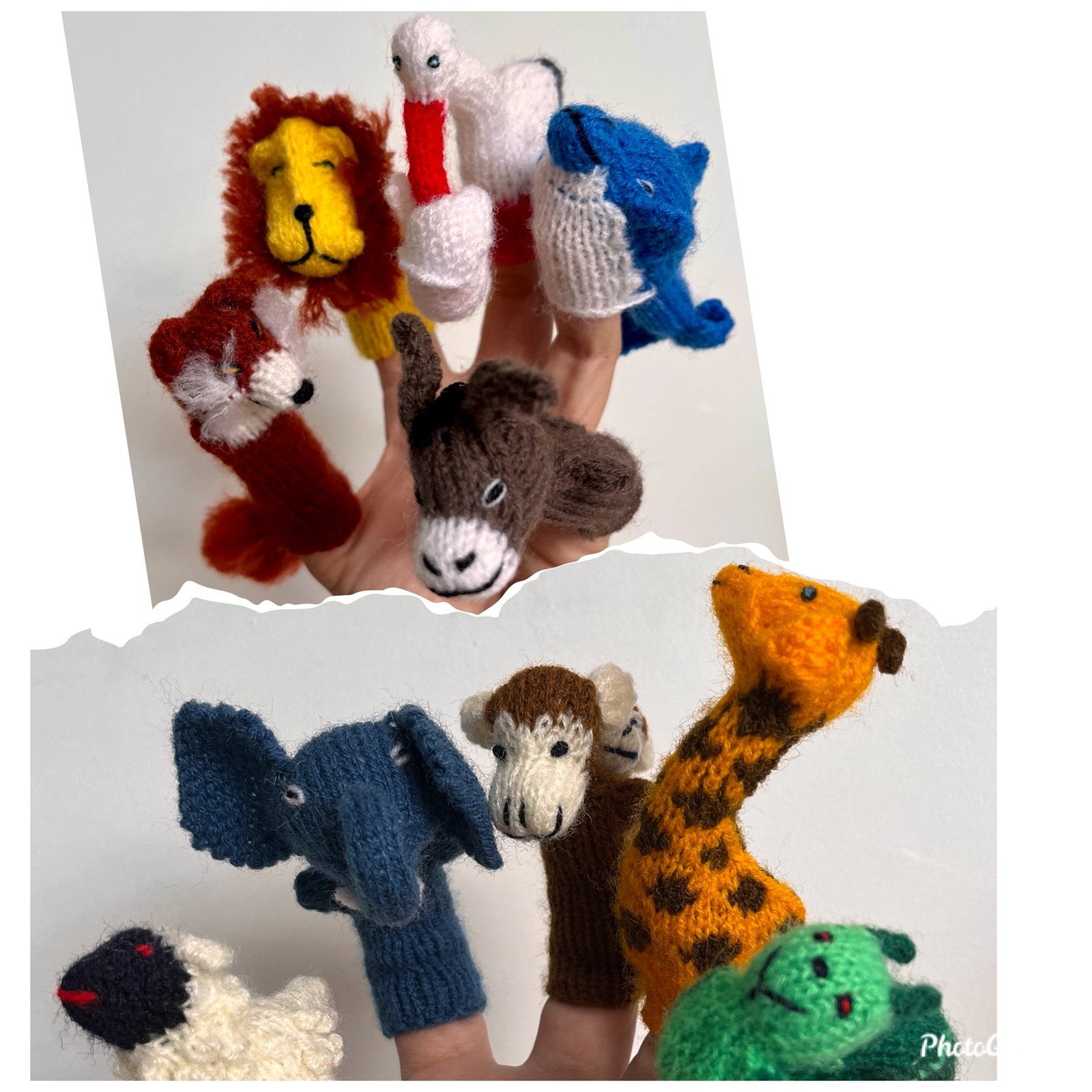 10 Vingerpopjes dieren ( Dille en Kamille), Enlèvement, Comme neuf