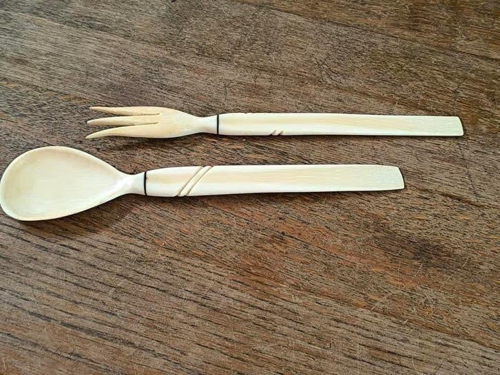 Antiek slabestek in been/ivoor, Ophalen of Verzenden