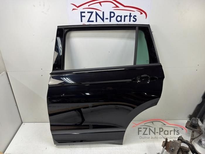 VW Tiguan 5NN Allspace portier Links-achter Zwart, Enlèvement ou Envoi, Utilisé, Arrière, Porte