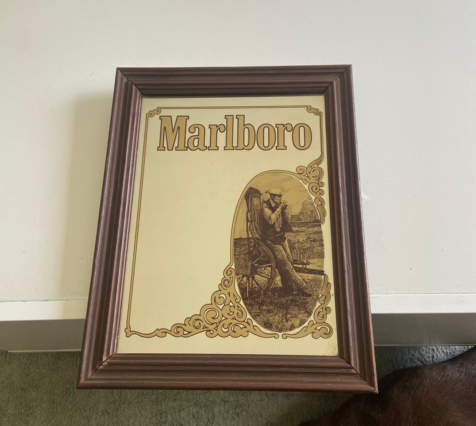 Marlboro spiegel, Antiek en Kunst, Antiek | Spiegels, Ophalen