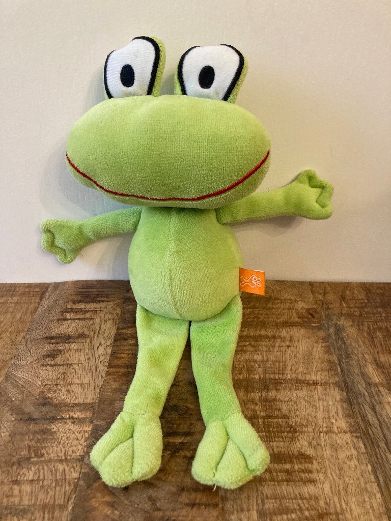 Knuffel groene kikker - Lipfish, Kinderen en Baby's, Kikker, Overige merken, Ophalen of Verzenden, Middelgroot (20 tot 80 cm)
