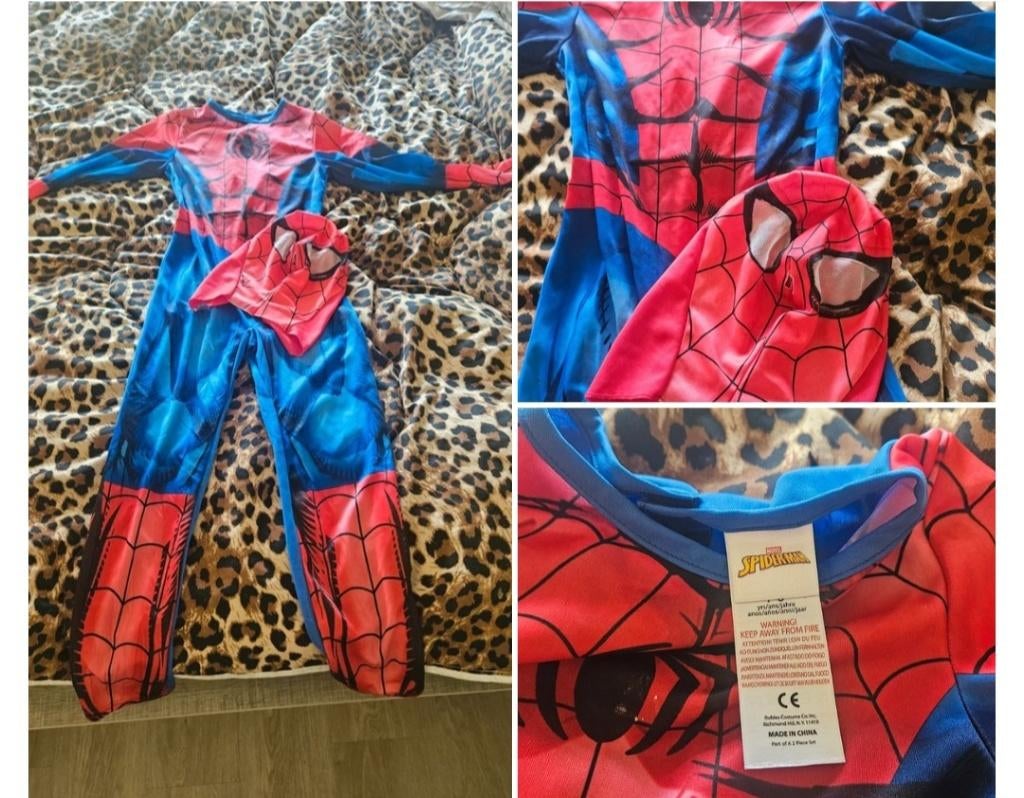 Spiderman verkleedpakje, Kinderen en Baby's, Carnavalskleding en Verkleedspullen, Ophalen, Zo goed als nieuw, 122 t/m 128, Jongen of Meisje