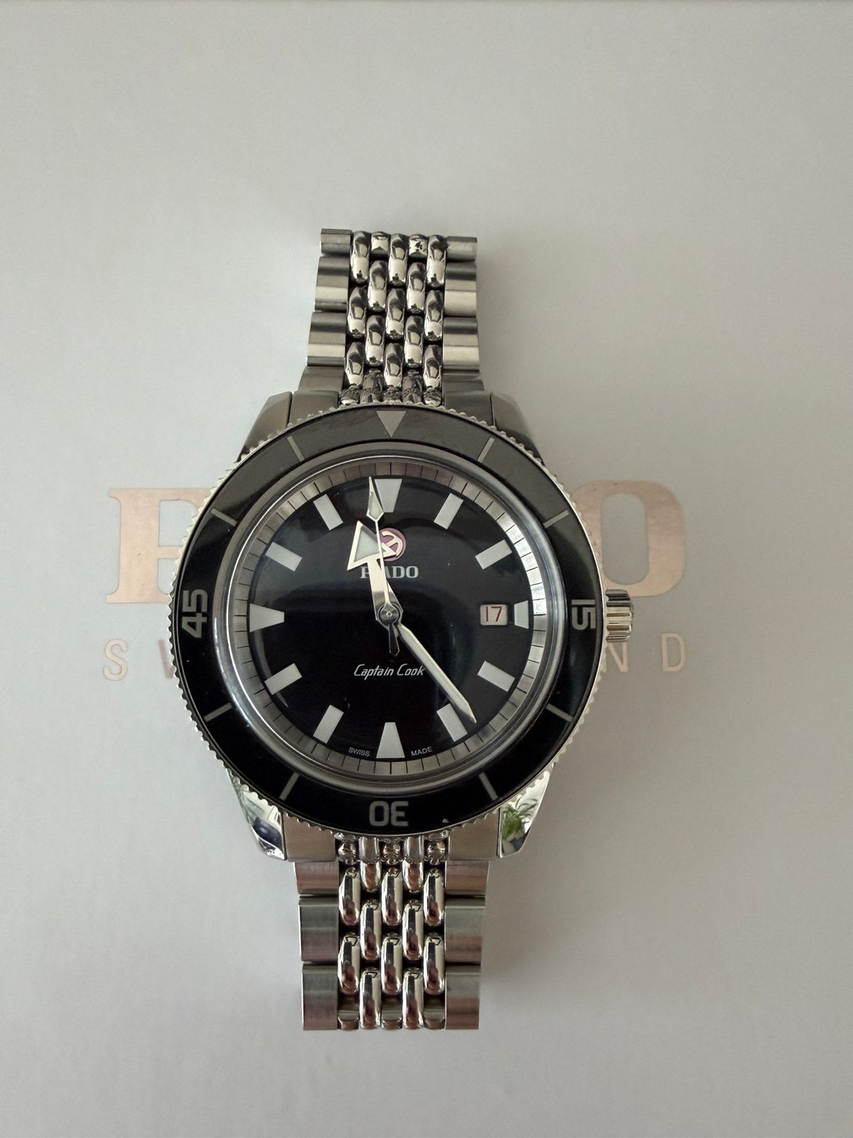 Rado Captain Cook, Enlèvement, Comme neuf