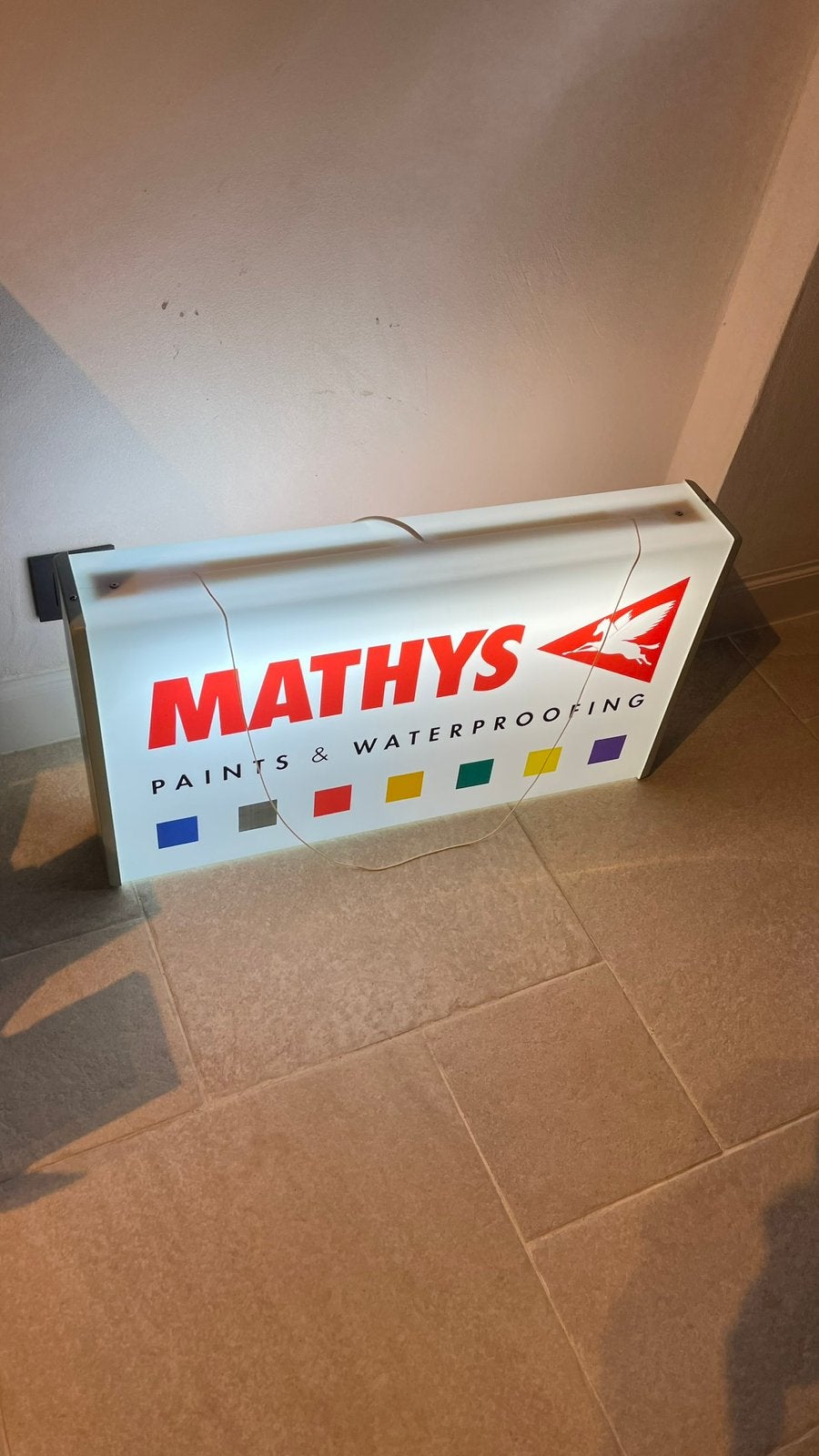 Lichtbak Matthys. Verven., Ophalen, Zo goed als nieuw, Lichtbak of (neon) lamp