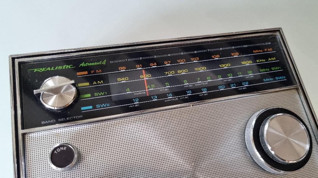 Vintage Radio/Realistische Astronaut 4, Verzamelen, Elektronische Apparatuur, Ophalen of Verzenden, Audio en Video