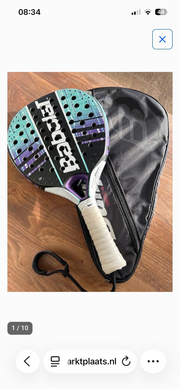 Raquette de padel Babolat Dyna Spirit avec étui, Enlèvement ou Envoi, Comme neuf