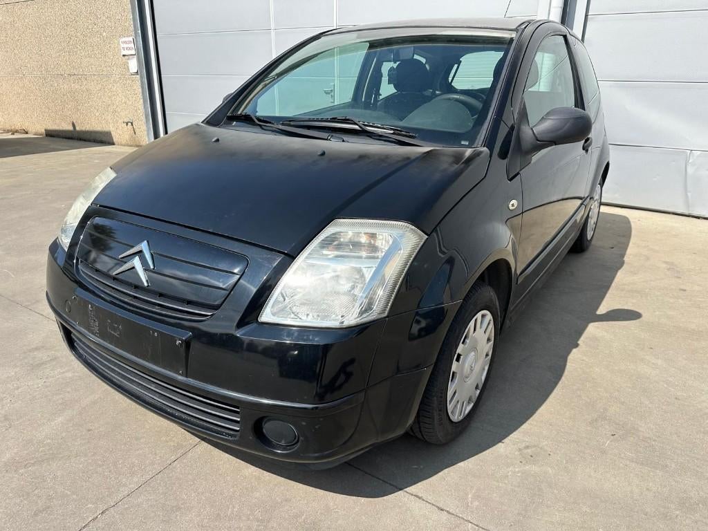 Citroen C2 gekeurd, Auto's, Voorwielaandrijving, 4 zetels, Stof, Zwart