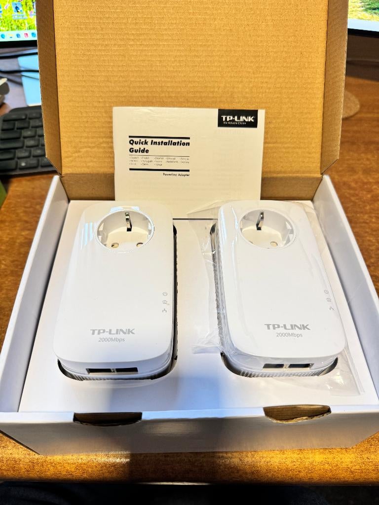 TP-Link AV2000 Powerline Starter Kit(TL-PA9020P)–2x Gigabit, Ophalen, Gebruikt, TP-link