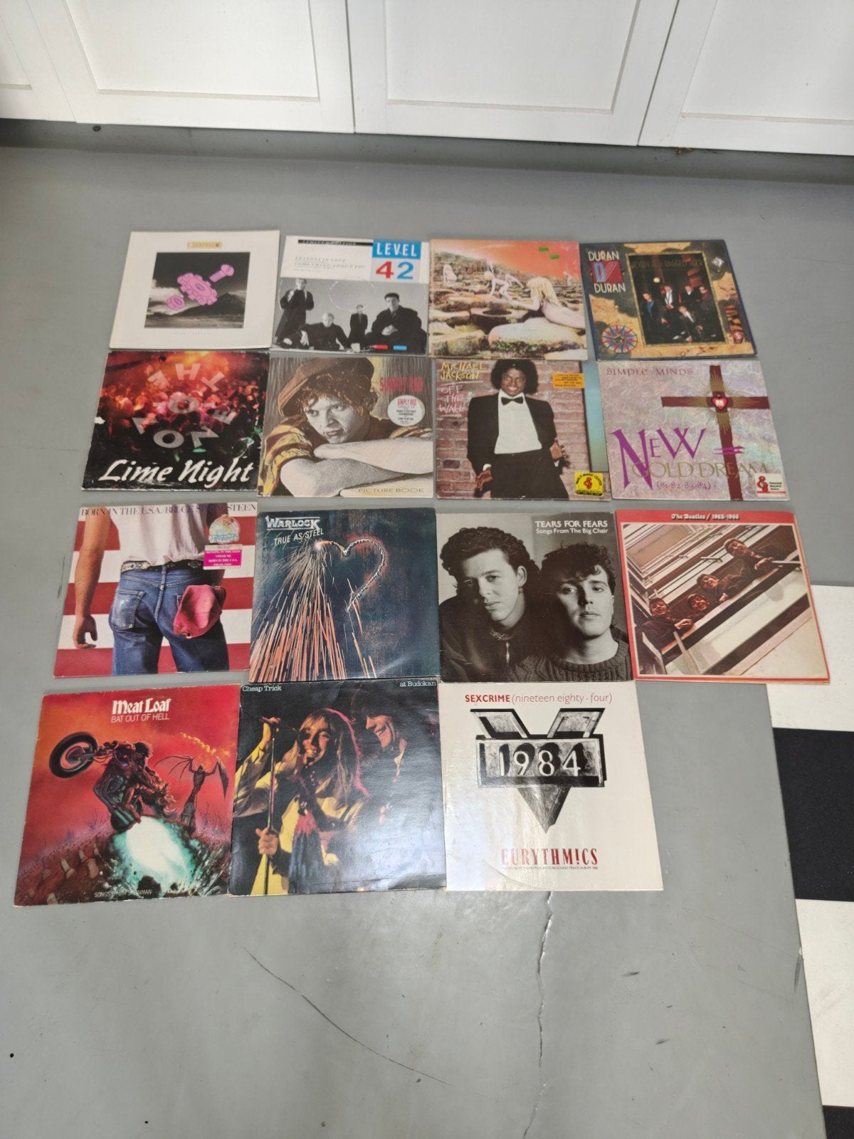 Mooi lot van 15 lp's o.a led Zeppelin,Beatles level 42, Ophalen of Verzenden, LP