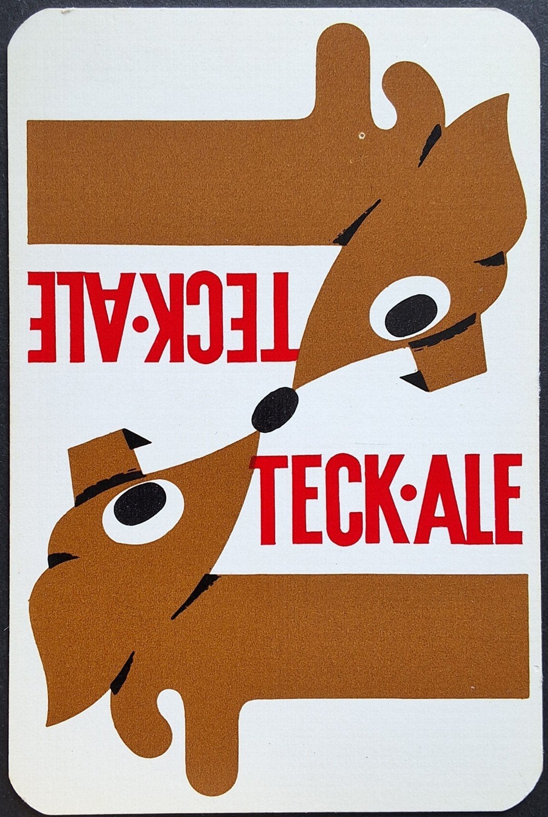 1 Speelkaart  Teck-Ale, Enlèvement ou Envoi