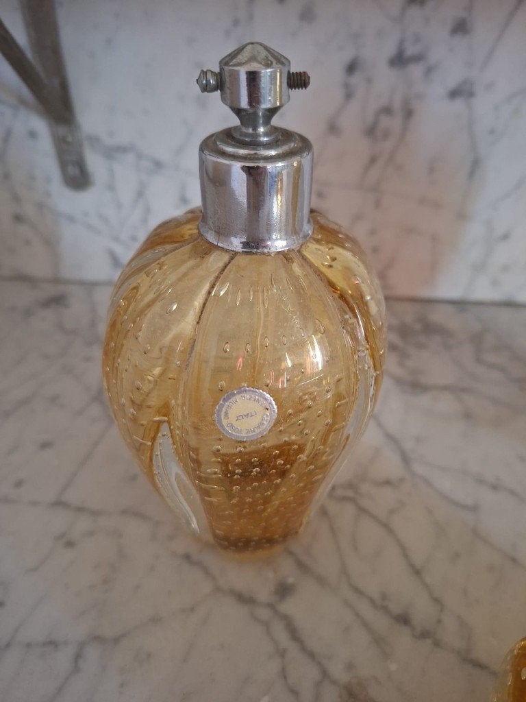 Luxe Murano glazen toilettenset-Cesare Toso, Ophalen