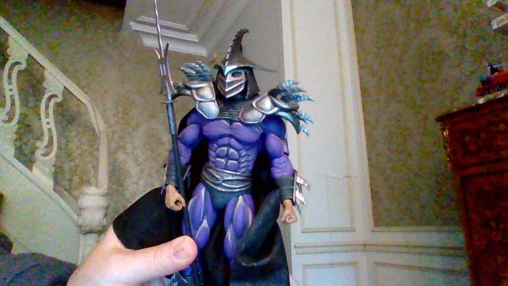Figurine de Shredder (tortue ninja), Enlèvement