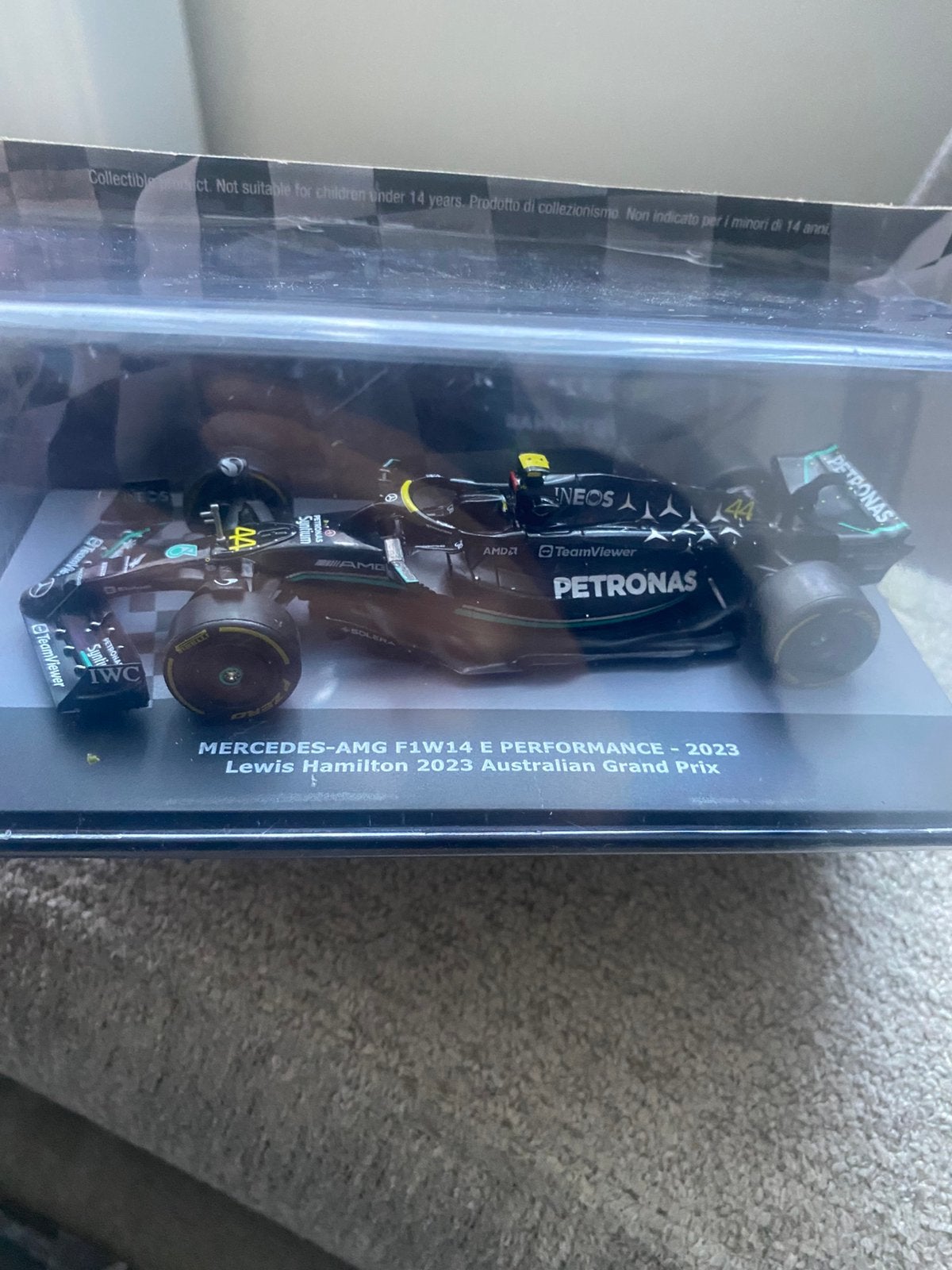 F1 Mercedes Amg Lewis Hamilton 2023, Ophalen of Verzenden, Zo goed als nieuw