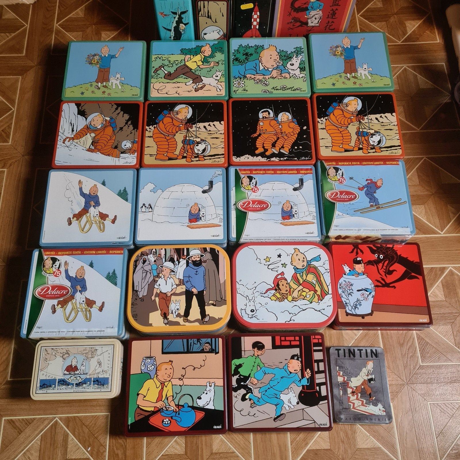 Tintin set van 26 doosjes, Verzamelen, Ophalen, Kuifje