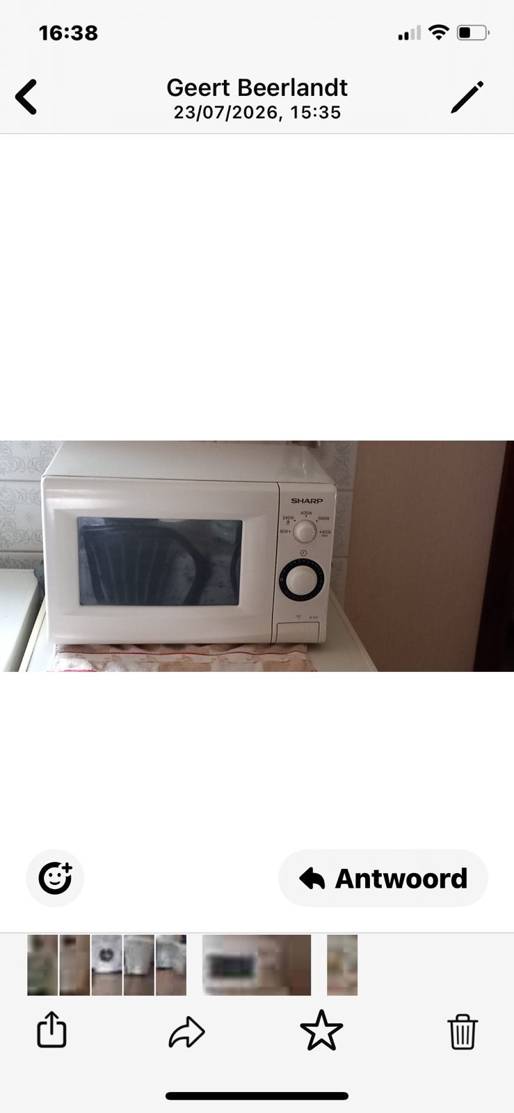 Microgolfoven, Elektronische apparatuur, Microgolfovens, Ophalen, Gebruikt, Microgolfoven