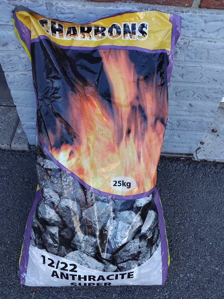 charbon anthracite 25 kg 12/22, Enlèvement, Neuf
