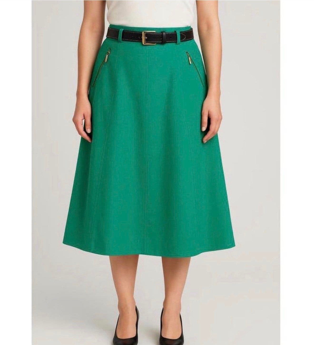 Jupe longue Basler - vert vert avec ceinture - New 42 L eu, Vêtements | Femmes, Jupes, Enlèvement ou Envoi, Vert, Sous le genou