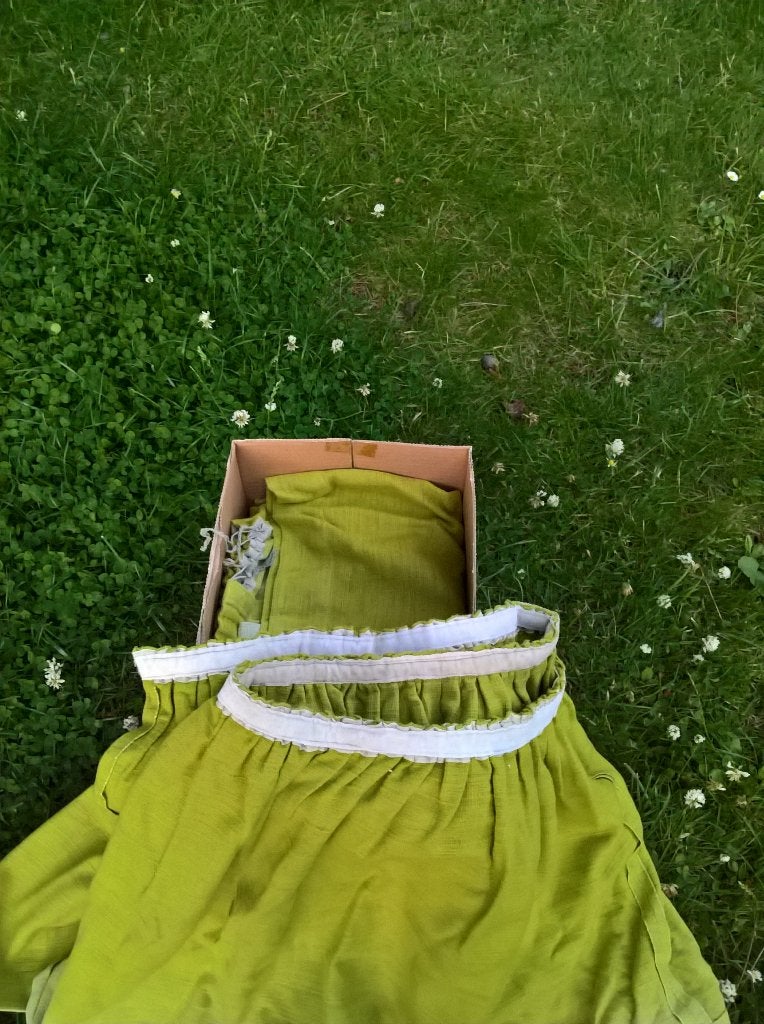 groene draperie, Enlèvement, Comme neuf, Vert