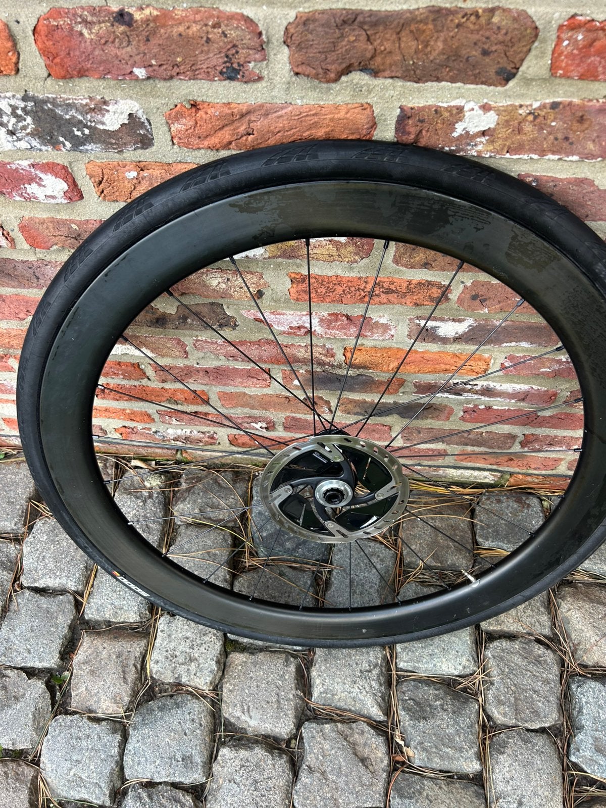Carbon wielen disc 50mm dt- swiss350 naaf, Fietsen en Brommers, Ophalen, Zo goed als nieuw, Gravelbike, Carbon