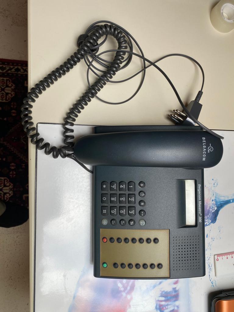 Vaste telefoon ( belgacom ), Telecommunicatie, Ophalen, Gebruikt