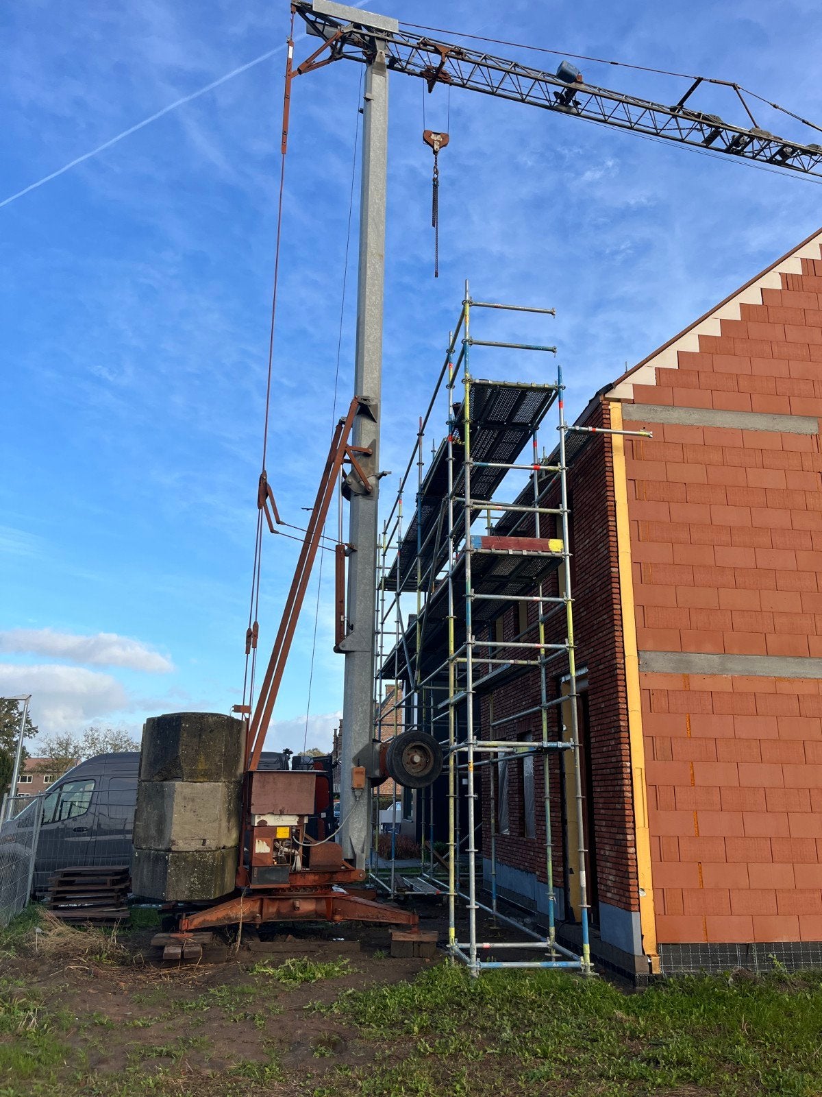 Bouwkraan te koop., Articles professionnels, Enlèvement, Grue
