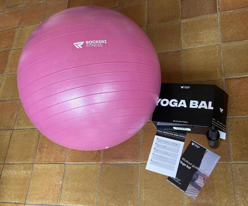 Fitnessbal / yoga bal, Sport en Fitness, Ophalen of Verzenden, Gebruikt, Yoga-accessoire