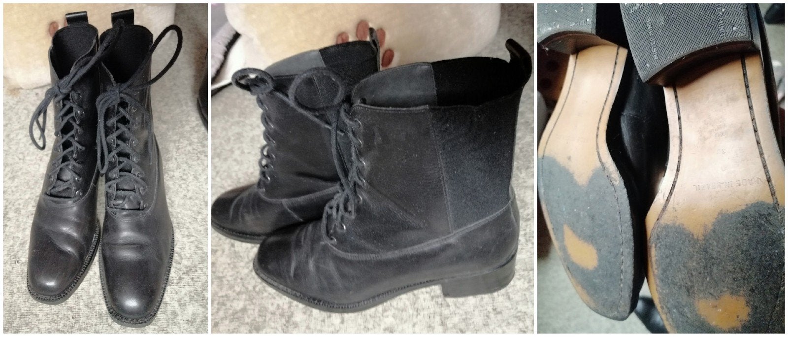 bottines à lacets pointure 40, Enlèvement ou Envoi, Comme neuf, Noir