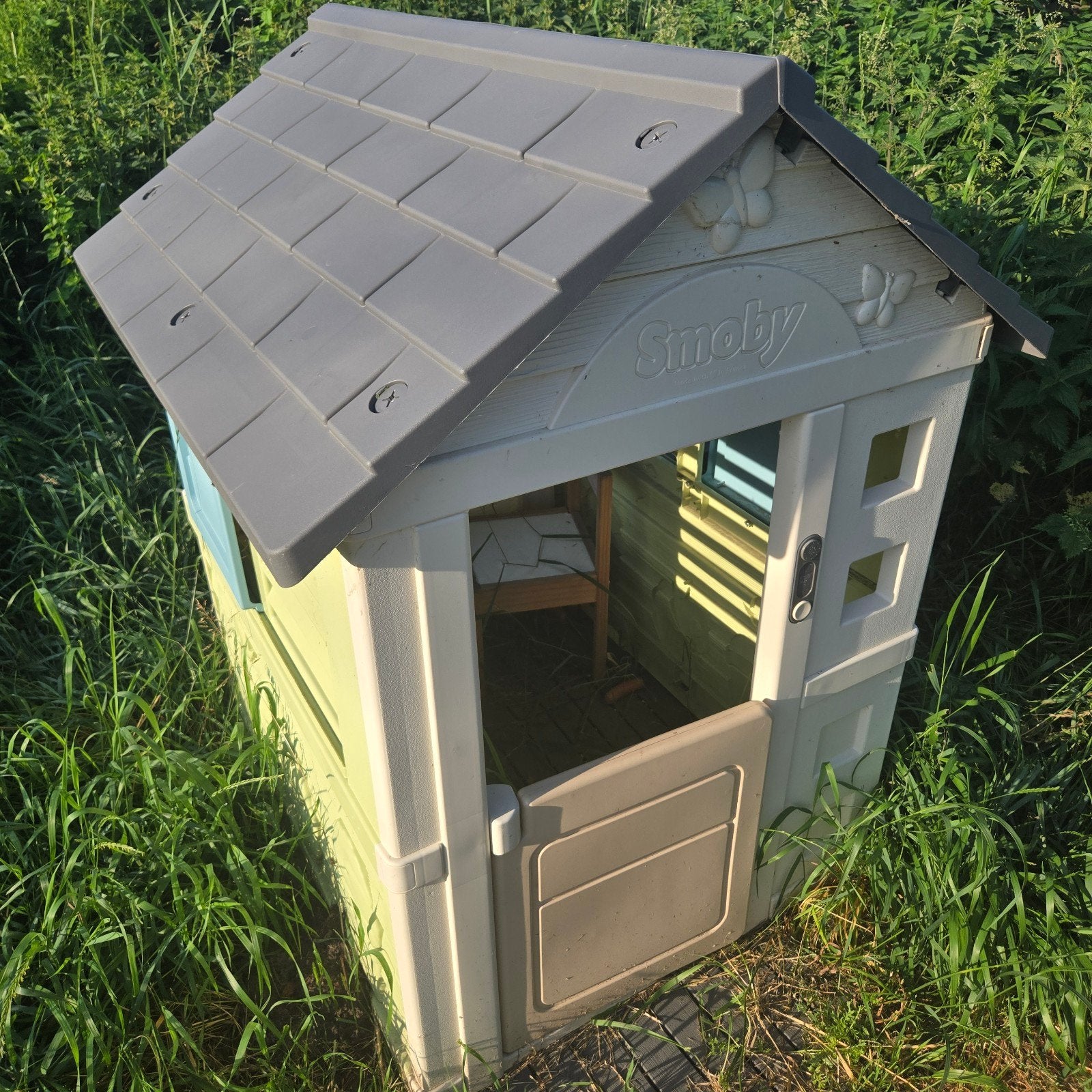 Speelhuisje met keukentje, Ophalen
