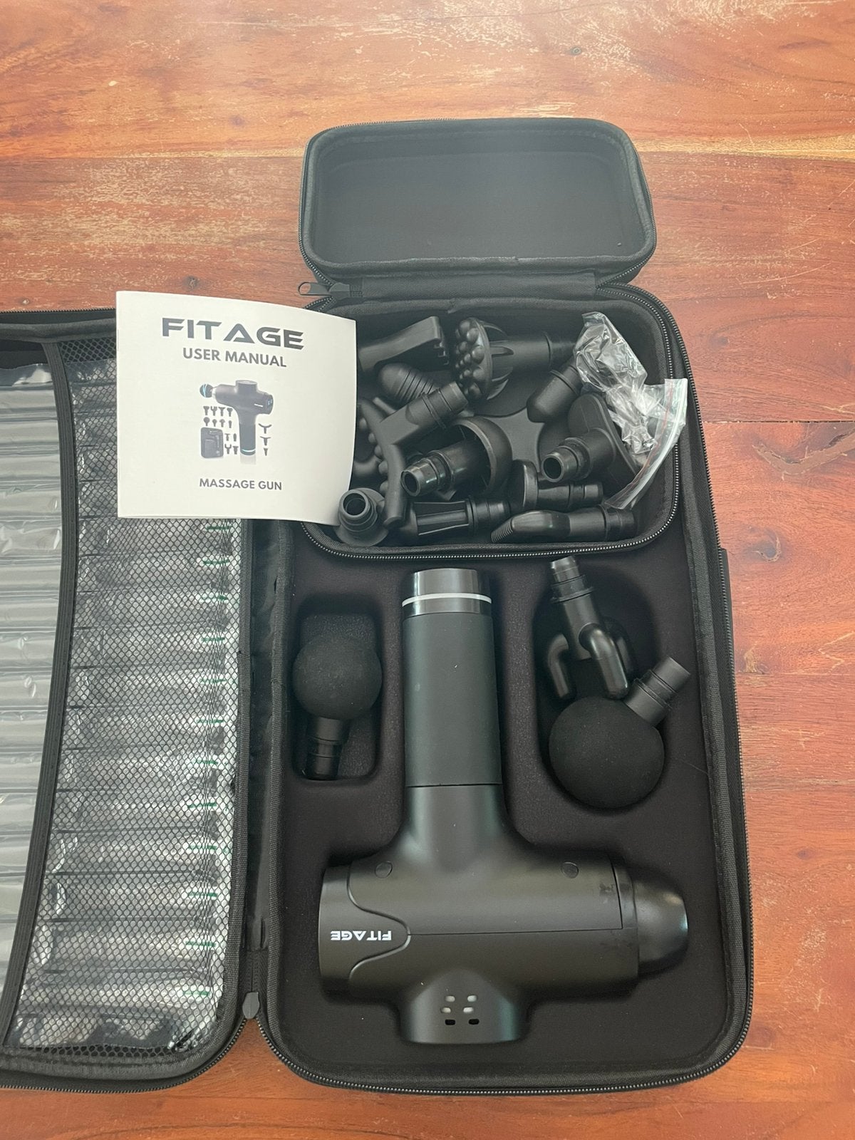 FITAGE professionele Massage Gun / Massagepistool met Koffer, Sport en Fitness, Massageproducten, Ophalen, Zo goed als nieuw