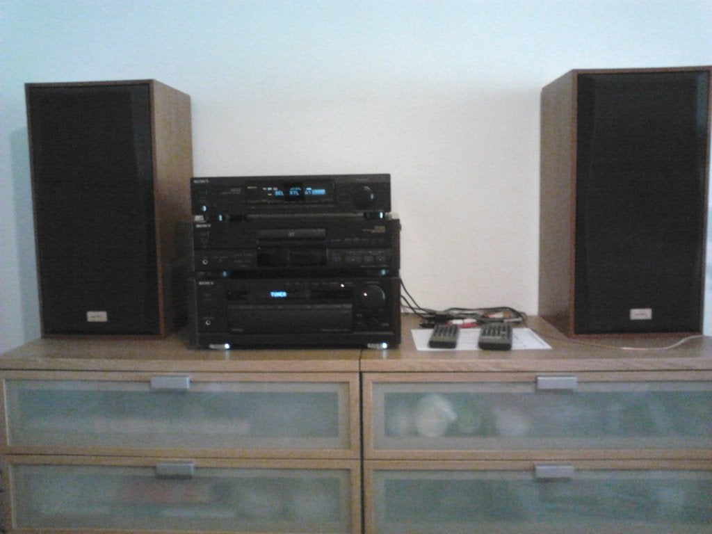 2 SONY SS-A5 La Voce Comme NEUVES ! (Paire B) (SONY ES), Ophalen, Stereo speakers, Zo goed als nieuw, Sony