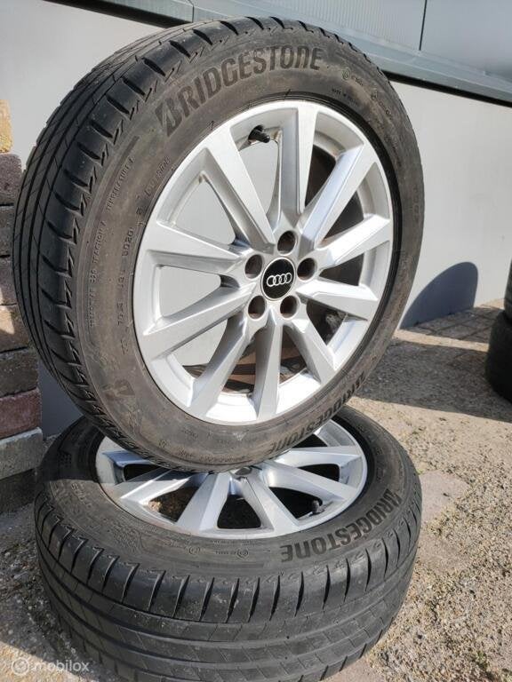 Banden Audi Bridgestone 195/55R 16 91V - 08525, Ophalen, Gebruikt
